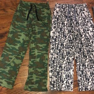 Bundle of two boys pj pants